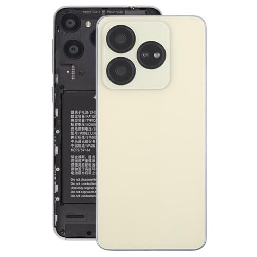 Accessori di ricambio per telefono cellulare per ZTE Blade V60 Design Z2350 Coperchio posteriore della batteria in vetro con telaio dellobiettivo fotocamera Parte