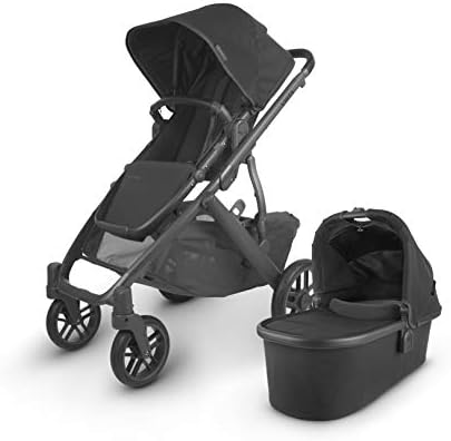 UPPAbaby VISTA V2 Stroller - JAKE (charcoal/carbon/black leather)