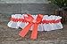 Handmade Coral and white satin wedding garter with iridescent flower and rhinestone, Coral prom and wedding lingerie, Toss or keepsake garter