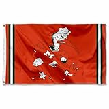 College Flags & Banners Co. Hurricanes Vintage Retro Throwback 3x5 Banner Flag