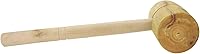 Vista 5 de Bitray Martillo de madera Molde de punto de cruz Mazo Barril en forma de mazo Herramienta de mano para carpintería