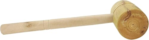 Miniatura 5 de Bitray Martillo de madera Molde de punto de cruz Mazo Barril en forma de mazo Herramienta de mano para carpintería