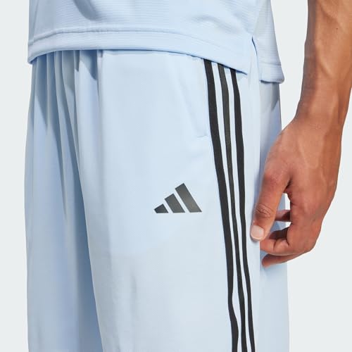 Image of adidas Tr-ES PIQ 3Sho Men Blue Training Shorts Size -