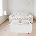 ENMOGO Foam Ball Pit for Toddlers Kids Square Soft Ball Pool Ideal Gift Play Toy for Children Kiddie Pools - White