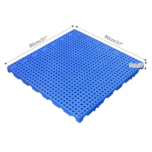 Paleta z tworzywa sztucznego 5 cm, wodoodporna podkładka do przechowywania, oddychające siatki HDPE, stojaki na artykuły, lekkie palety podłogowe, do garażu supermarketu piwnicy