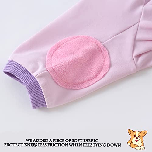 Pripre Dog Pocket T-Shirt Breathable Soft Pink Cotton Dogs Sweatshirt Costume Spring Summer Pet Apparel Tee For Large Dogs (Xl Unicorn) #TOP3