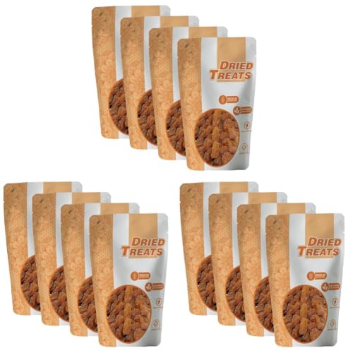 Image of Dried Treats Premium Fresh Raisins (Golden Raisins /Munakka, 1000 grams) (Pack of 3)