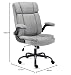 LIYURUI Drehstuhl Ergonomischer Bürostuhl, hochklappbare Armlehnen/110° Schaukeln/weiche...