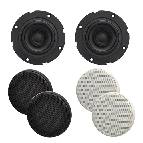 Magnadyne 2.75" Flush Mount Midrange Speaker Set for Car or