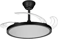 Ventilador Retrátil Silence Air Pro Elgin – 4 Pás 6 Velocidades Led 36W Bivolt Preto