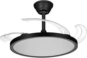Ventilador Retrátil Silence Air Pro Elgin – 4 Pás 6 Velocidades Led 36W Bivolt Preto