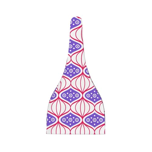 Newborn Baby Hat, Chinese Style Print Soft Top Knot Beanie Cap, Cute Baby Headwear for 0-6 Months Black2