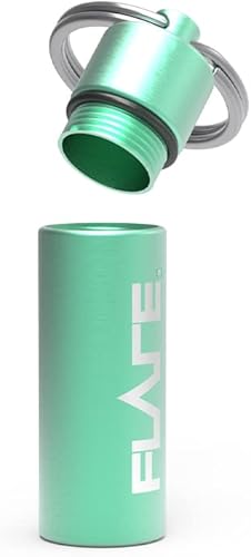 Miniatura 3 de FLARE AUDIO Capsule Mint - Llavero resistente de aluminio ligero, resistente al agua, Menta
