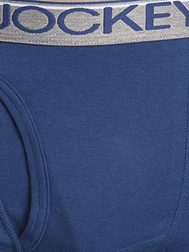 Image of Jockey 8009 Men's Super Combed Cotton Rib Solid Boxer Brief with Ultrasoft Waistband (Pack of 2)