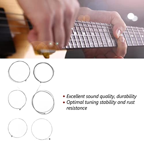 Cordes de guitare classique 2 Set de cordes de guitare en métal de remplacement pour E203 Accessoires d’instruments à… - Les Beatles, Paul McCartney, John Lennon, RIngo Starr, George Harrison Cordes de guitare classique 2 Set de cordes de guitare en métal de remplacement pour E203 Accessoires d'instruments à… – Image 4