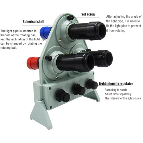 Adtzpc 3-Color Light Source Demonstrator, Light's Three Primary Color Synthesis Experiment Device, Light Source Direction & Intensity Adjustable, for Physics Teaching and Learning Aid - Image 5