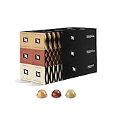 Nespresso Vertuo Pods, Flavoured coffee Mixed Pack of 60 capsules - Compatible with Vertuo coffee maker, Recyclable pods