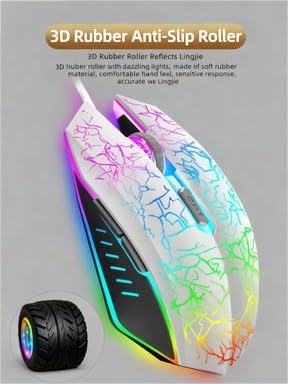 Image of Maine Game Wired USB Mouse, 2400 DPI, 4 Adjustable Levels, Silent, Factory Wholesale Sale (014, 1PACK)