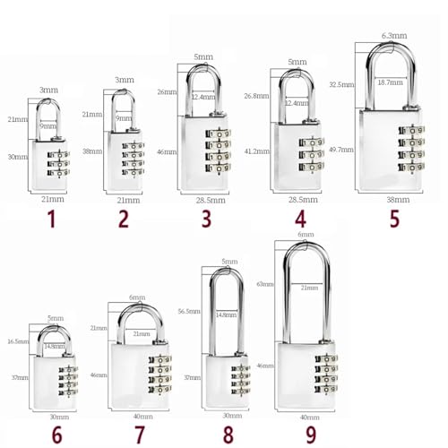 Cadenas de casier Rarelock pour éviter la perte de clés de boîte - 4