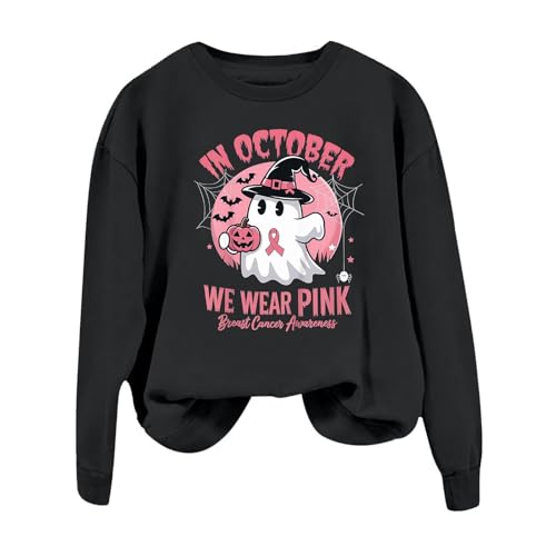 Sweat cancer du sein femme ample pour masquer l'inconfort en octobre