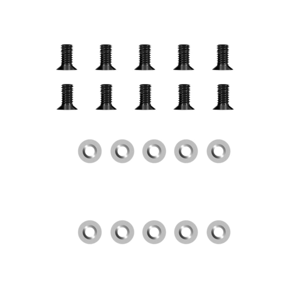 20pcs/Set Round Carbide Inserts with Screws, DIY Woodworking Indexable Cutter Lathe Turning Blade Kit(16MM)