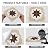 ViibXfans 24Pcs 4x4 Peel and Stick Tile Stickers, Square Tile Decals Backsplash for Kitchen Wall, Fireplace, Bathroom, Brown
