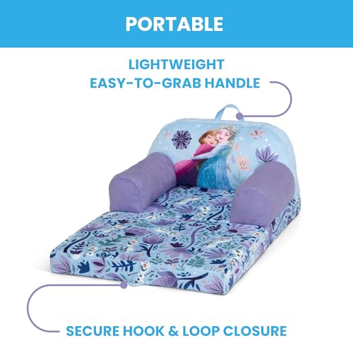 Image of Delta Children - Disney Frozen Cozee Buddy Flip-Out Kids Chair, Purple