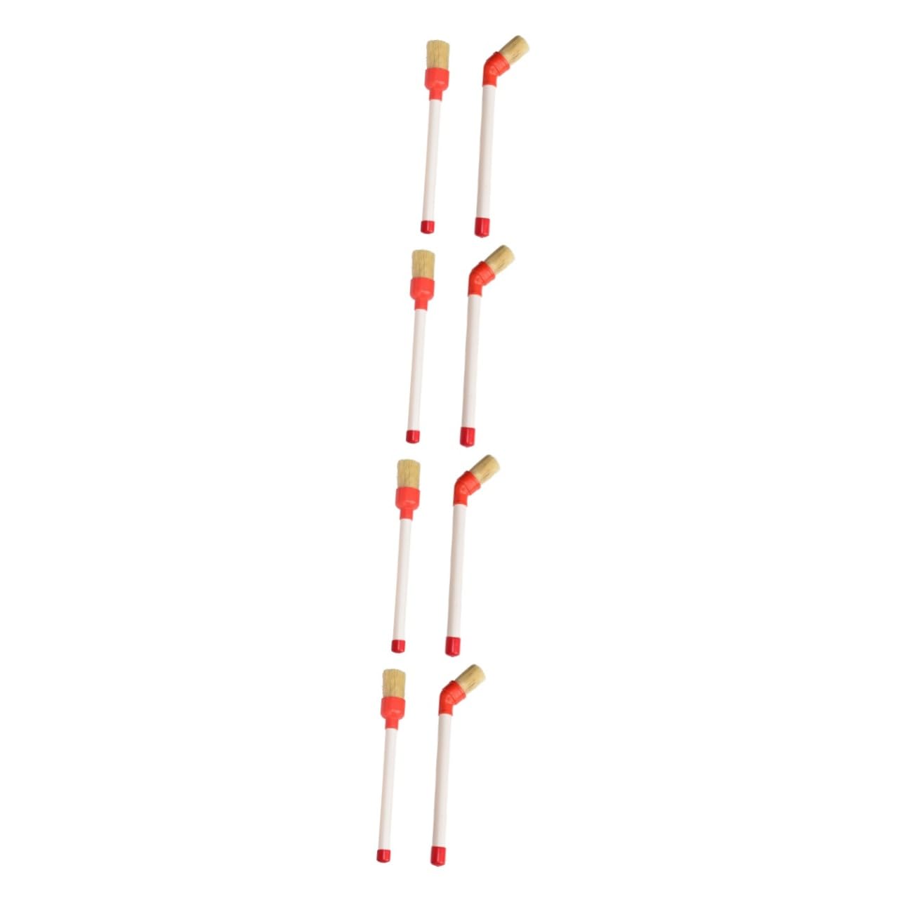 PRETYZOOM 4 Set Pennello per per Pneumatici Spazzola per Ruote Dettaglio Auto Spazzola per Grasso per Pneumatici Spazzola per Strofinare Pennello per Dettagli Plastica 2 Pezzi*4