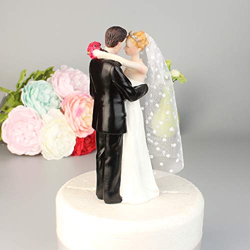 Baugger - Resina Noivo & Casal De Noiva Estatueta Bolo De Casamento Topper Romântico Decoração Do Bo