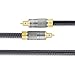 MythGeek Digital Optical Audio 24K Gold Plated Toslink Cable 6FT- CL3 Rated