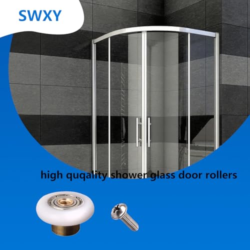Shower Door Rollers Replacement Runners, Diameter 25mm 4pcs Shower Door Wheels, Runners Wheels Replacement Part for Bathroom Glass Door Runner Sliding by CUITXYS - Used condition - Image 2