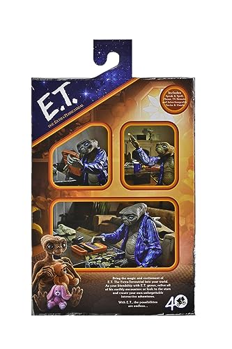 NECA E.T. - Ultimate Telepathic E.T. - Figurine 40ème anniversaire 18cm, Black, standard size - Image 4