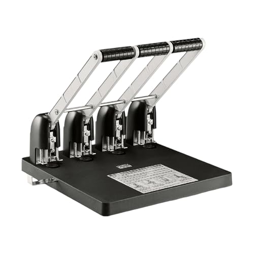 Perforatrices industrielles robustes à 4 trous avec guide réglable pour bureau