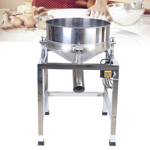 Cashwise Tamis à Poudre Automatique, Tamis à Farine électrique en Acier Inoxydable, Tamis Vibrant Automatique, Tamis électrique pour la Cuisson, Machine à...