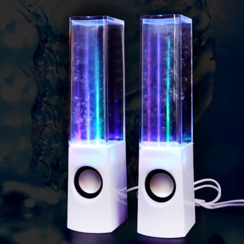 Altavoces para ordenador con fuente de agua Tofficu estéreo y 6w 7