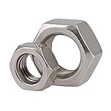 Typ: Sechskantmuttern 1-20Pcs DIN934 304 Edelstahl Sechskantmutter, Feingewinde Sechskantmuttern M6 M8 M10 M12 M14 M16 M18 M20 M22 M24 (Size : M6 x 0.75(20pieces))