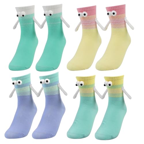 4 pares Calcetines de Manos Agarradas 36-43, Calcetine
