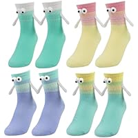 4 pares Calcetines de Manos Agarradas 36-43, Calcetine