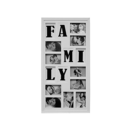 Bee Collection Words 83X43cm Para 10 Fotos 10X15cm Family Kapos Branco