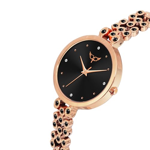 Image of WHITE BIRD Starlet Quartz Analog Dial Premium Stylish Metal Strap Watch for Girls-Women's