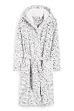 C&A Kinder Mädchen Bademantel Bedruckt Polyester cremeweiß 134-140