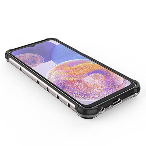 Image of Glasgow Back Case Cover Designed for Samsung Galaxy A23 - Black