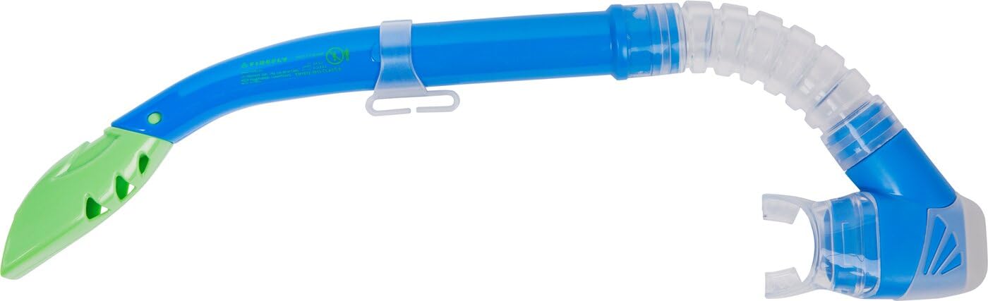 Tuba De Plongée Firefly SS7 II – PVC Durable, Embout En Silicone, Rallonge Flexible, Capuchon Anti-entrée D’eau, Boucle De Fixation Au Masque