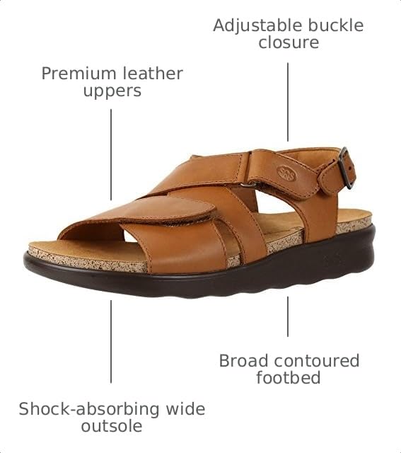 Image of SAS Huggy Adjustable Comfort Sandal