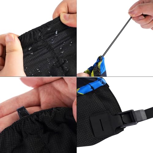 Guêtres de cheville légères et imperméables pour randonnée basse - 5