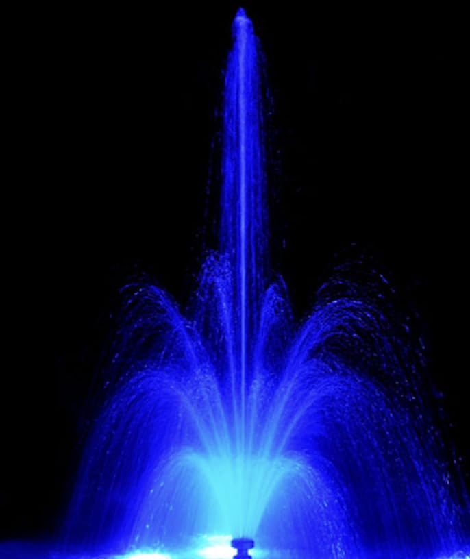 AK Lighting Flower Fountain Nozzle – 1-Inch | Elegant Floral Water Spray Head for Outdoor Fountains, Pools, and Garden Water Features | Heavy-Duty Brass 1