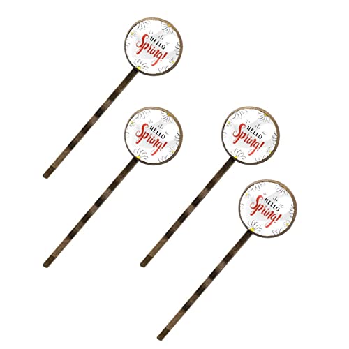 Épingles à cheveux décoratives marguerites aux finitions émaillées durables