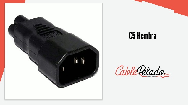 C14 A C5 Cable De Alimentación De Enchufe, IEC 320 C14 Macho A C5