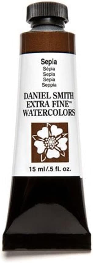 Extra Fine Watercolor 15ml Paint Tube, Sepia