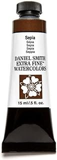 DANIEL SMITH Extra Fine Watercolor 15ml Paint Tube, Sepia (284600103), 0.5 Fl Oz (Pack of 1)